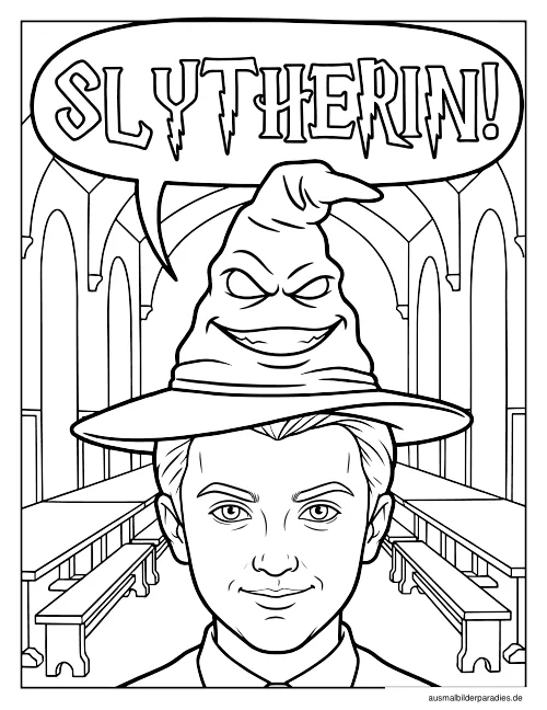 Harry Potter Ausmalbild 26 - kostenlos zum Ausdrucken