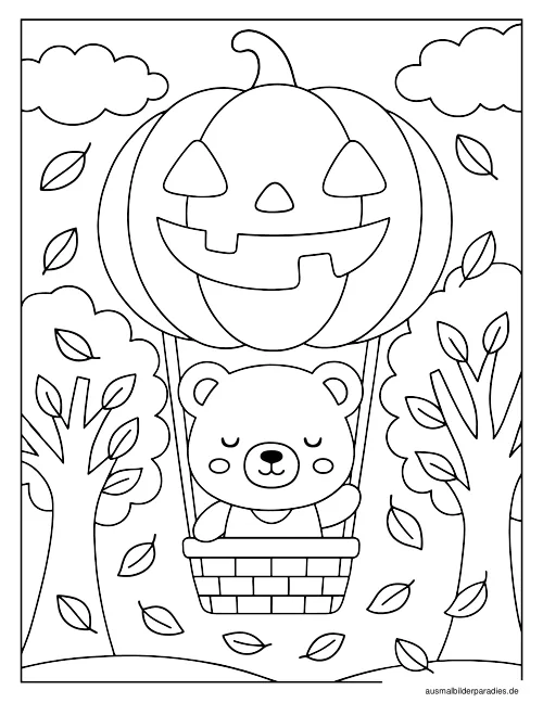 Herbst Ausmalbilder kostenlos zum Ausdrucken