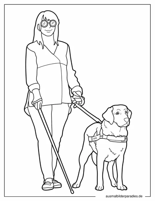 Hund Ausmalbild 14 - kostenlos zum Ausdrucken