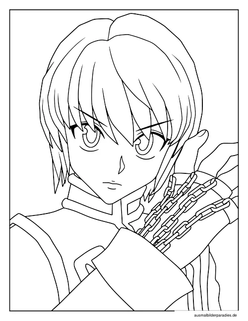 Hunter x Hunter Ausmalbild 16 als Gratis-PDF Hunter x Hunter Ausmalbild 16 - kostenlos zum Ausdrucken