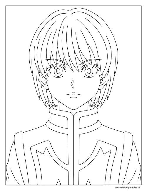 Hunter x Hunter Ausmalbild 17 als Gratis-PDF Hunter x Hunter Ausmalbild 17 - kostenlos zum Ausdrucken