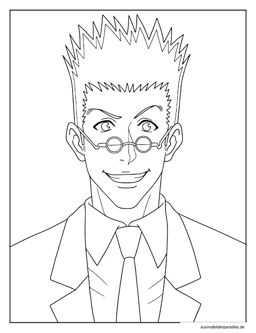 Hunter x Hunter Ausmalbild 18 als Gratis-PDF Hunter x Hunter Ausmalbild 18 - kostenlos zum Ausdrucken