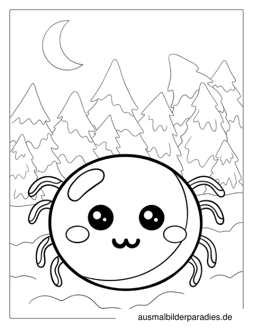 Kawaii Ausmalbilder kostenlos zum Ausdrucken