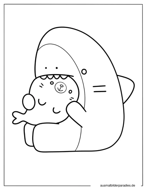 Kawaii Ausmalbild 29 als Gratis-PDF Kawaii Ausmalbild 29 - kostenlos zum Ausdrucken