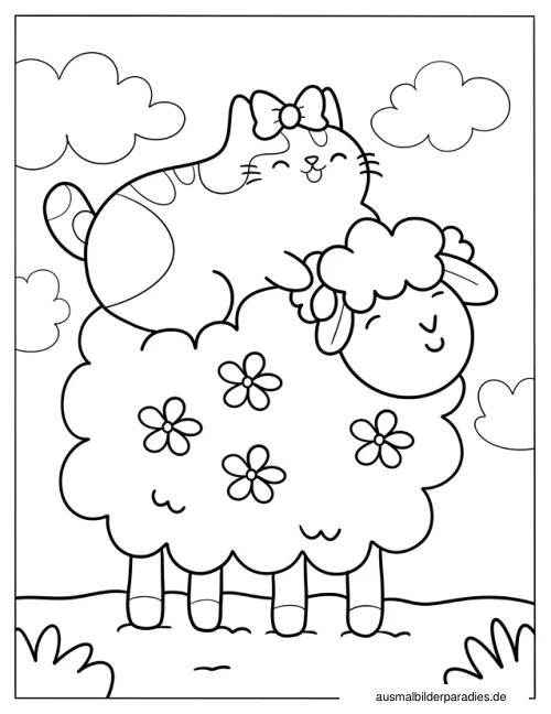 Kawaii Ausmalbild 32 als Gratis-PDF Kawaii Ausmalbild 32 - kostenlos zum Ausdrucken