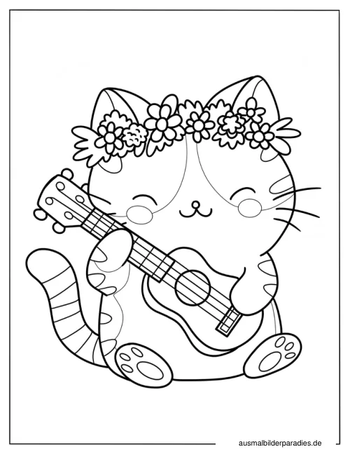 Kawaii Ausmalbild 33 als Gratis-PDF Kawaii Ausmalbild 33 - kostenlos zum Ausdrucken