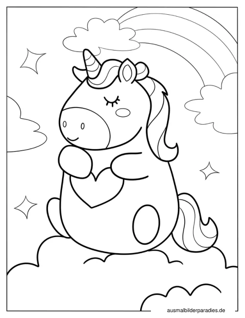 Kawaii Ausmalbild 5 als Gratis-PDF Kawaii Ausmalbild 5 - kostenlos zum Ausdrucken
