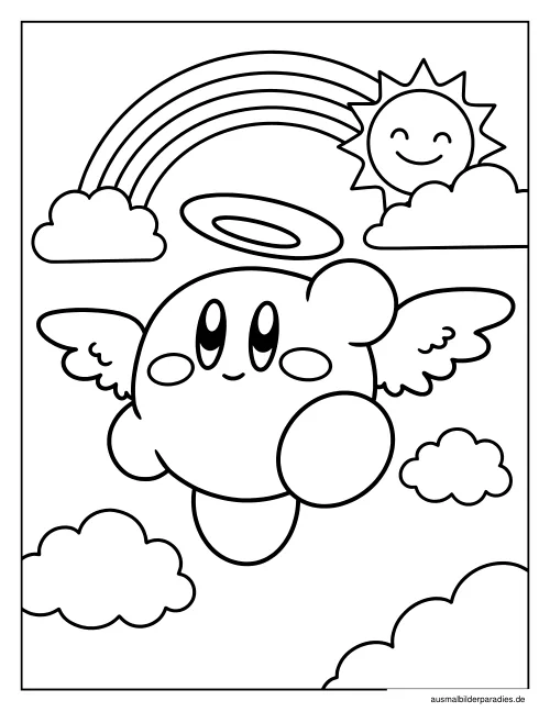Kirby Ausmalbilder kostenlos zum Ausdrucken