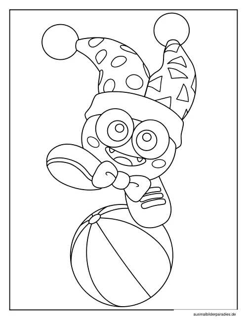 Kirby Ausmalbild 34 als Gratis-PDF Kirby Ausmalbild 34 - kostenlos zum Ausdrucken