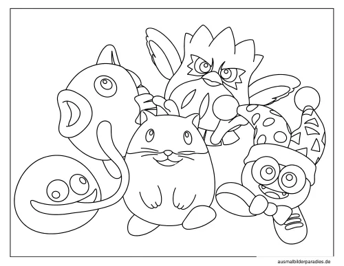Kirby Ausmalbild 36 als Gratis-PDF Kirby Ausmalbild 36 - kostenlos zum Ausdrucken