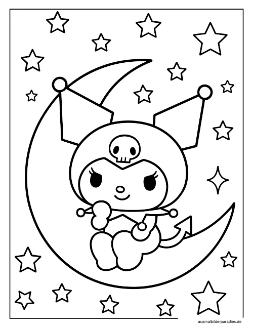 Kuromi Ausmalbild 24 - kostenlos zum Ausdrucken