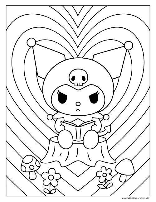 Kuromi Ausmalbild 34 - kostenlos zum Ausdrucken