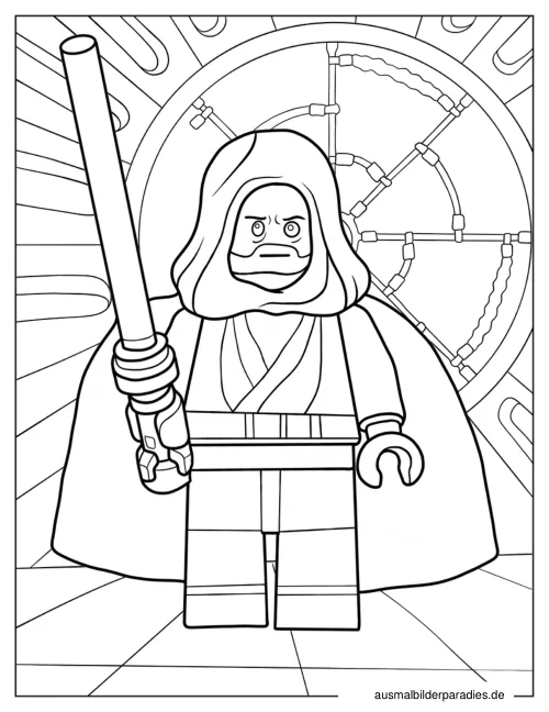 Lego Star Wars Ausmalbild 11 - kostenlos zum Ausdrucken