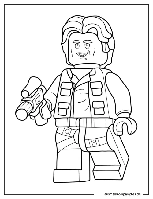 Lego Star Wars Ausmalbild 14 - kostenlos zum Ausdrucken
