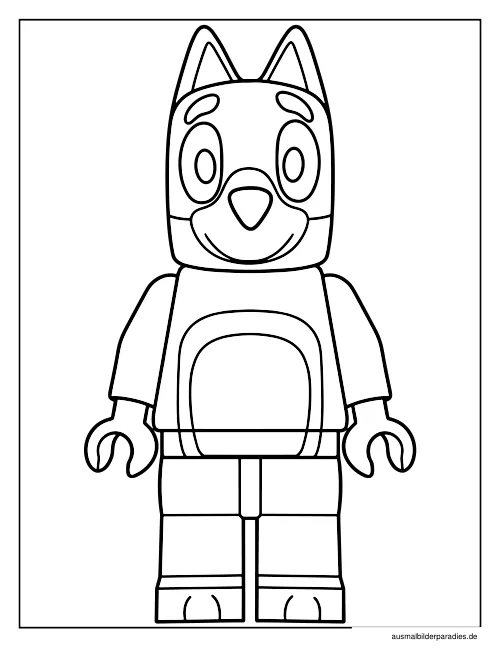 Lego Ausmalbild 11 - kostenlos zum Ausdrucken