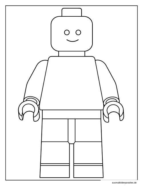 Lego Ausmalbild 2 - kostenlos zum Ausdrucken
