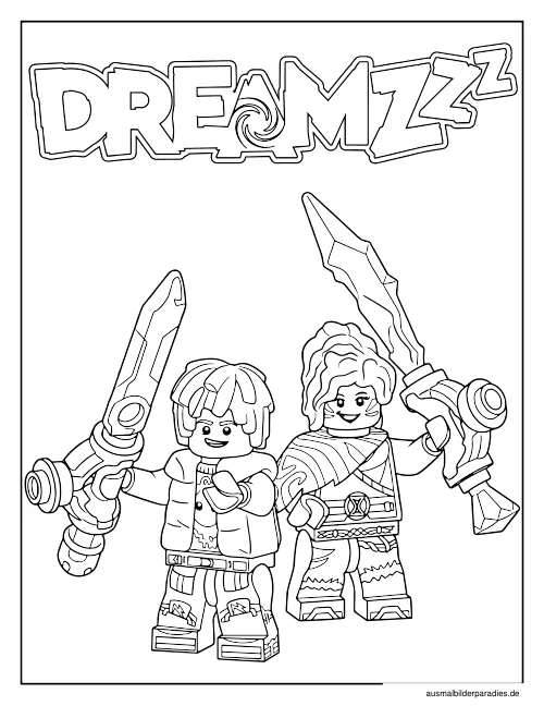 Lego Ausmalbild 22 - kostenlos zum Ausdrucken