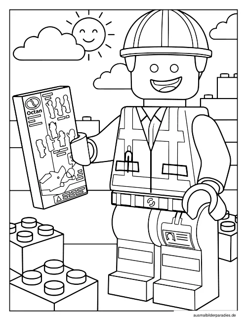 Lego Ausmalbild 26 - kostenlos zum Ausdrucken