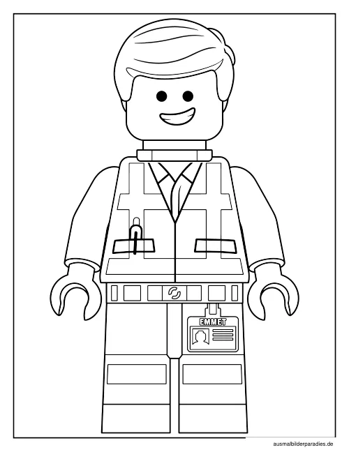 Lego Ausmalbild 27 - kostenlos zum Ausdrucken