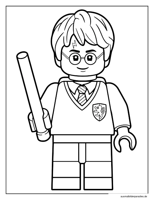 Lego Ausmalbild 33 - kostenlos zum Ausdrucken