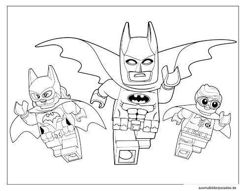 Lego Ausmalbild 7 - kostenlos zum Ausdrucken