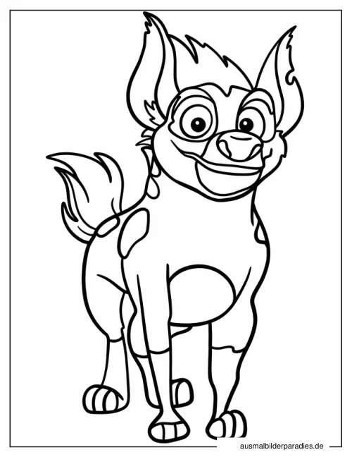 Lion Guard Ausmalbild 7 als Gratis-PDF Lion Guard Ausmalbild 7 - kostenlos zum Ausdrucken