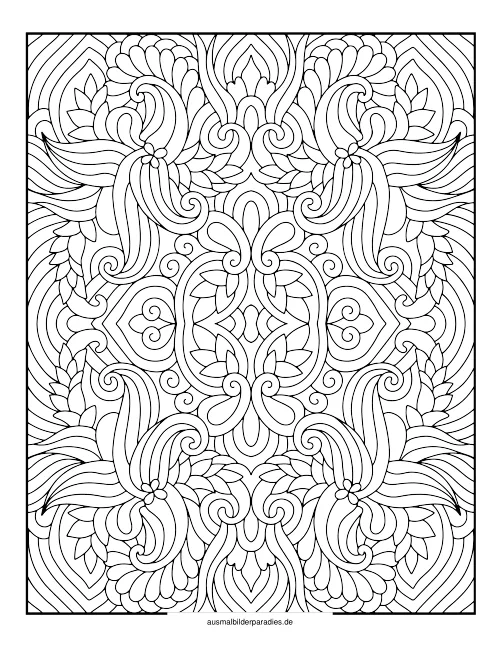 Mandala für Erwachsene Ausmalbild 12 als Gratis-PDF Mandala für Erwachsene Ausmalbild 12 - kostenlos zum Ausdrucken