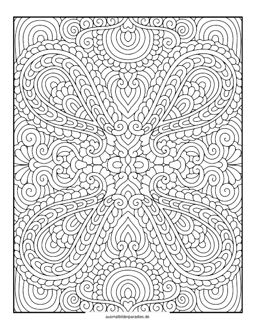 Mandala für Erwachsene Ausmalbild 23 als Gratis-PDF Mandala für Erwachsene Ausmalbild 23 - kostenlos zum Ausdrucken