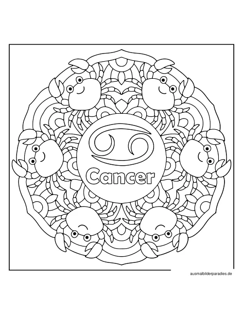 Mandala Ausmalbild 18 - kostenlos zum Ausdrucken