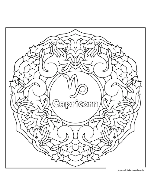Mandala Ausmalbild 20 - kostenlos zum Ausdrucken