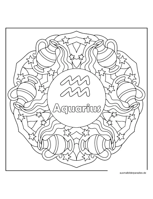 Mandala Ausmalbild 8 - kostenlos zum Ausdrucken