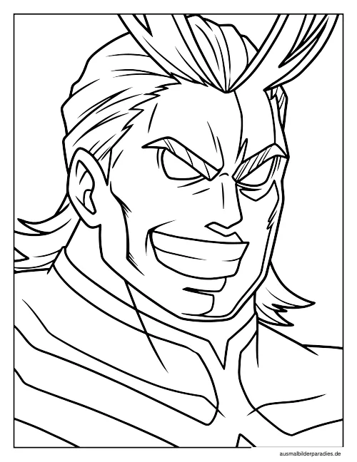 My Hero Academia Ausmalbild 15 als Gratis-PDF My Hero Academia Ausmalbild 15 - kostenlos zum Ausdrucken