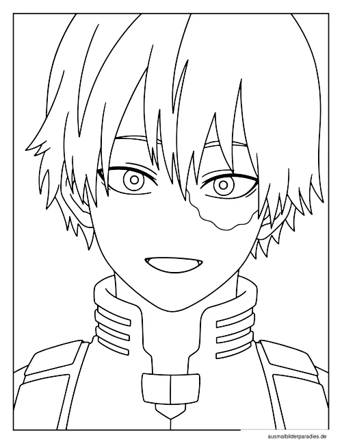 My Hero Academia Ausmalbild 19 als Gratis-PDF My Hero Academia Ausmalbild 19 - kostenlos zum Ausdrucken