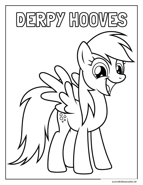 My Little Pony Ausmalbild 10 als Gratis-PDF My Little Pony Ausmalbild 10 - kostenlos zum Ausdrucken