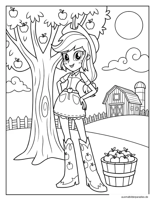 My Little Pony Ausmalbild 11 als Gratis-PDF My Little Pony Ausmalbild 11 - kostenlos zum Ausdrucken
