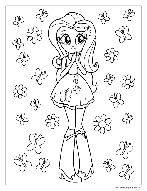 My Little Pony Ausmalbild 13 als Gratis-PDF My Little Pony Ausmalbild 13 - kostenlos zum Ausdrucken