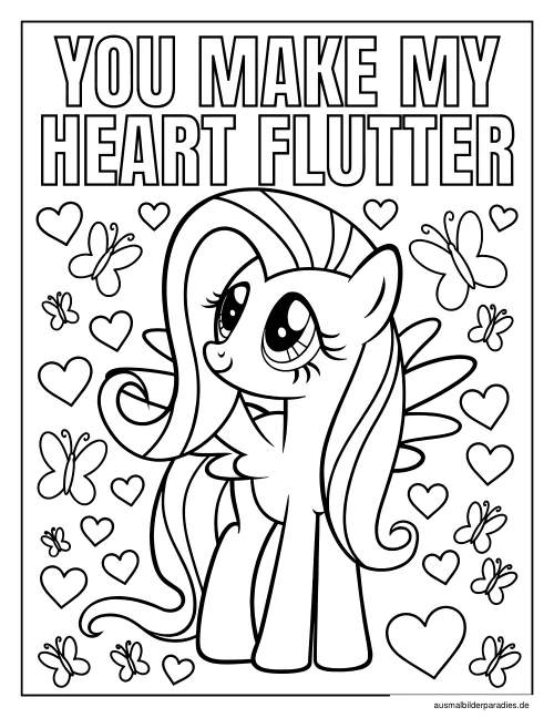 My Little Pony Ausmalbild 21 als Gratis-PDF My Little Pony Ausmalbild 21 - kostenlos zum Ausdrucken