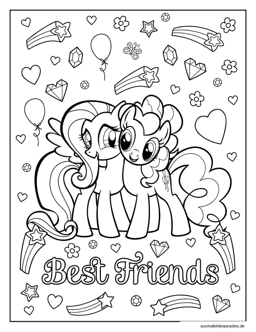 My Little Pony Ausmalbild 22 als Gratis-PDF My Little Pony Ausmalbild 22 - kostenlos zum Ausdrucken