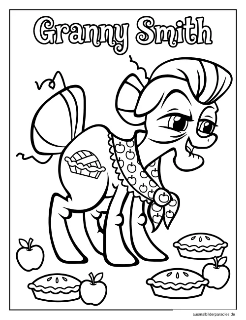 My Little Pony Ausmalbild 23 als Gratis-PDF My Little Pony Ausmalbild 23 - kostenlos zum Ausdrucken