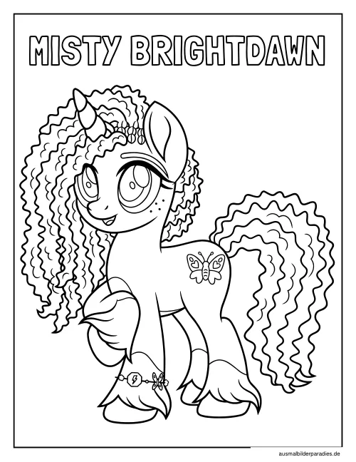 My Little Pony Ausmalbild 32 als Gratis-PDF My Little Pony Ausmalbild 32 - kostenlos zum Ausdrucken