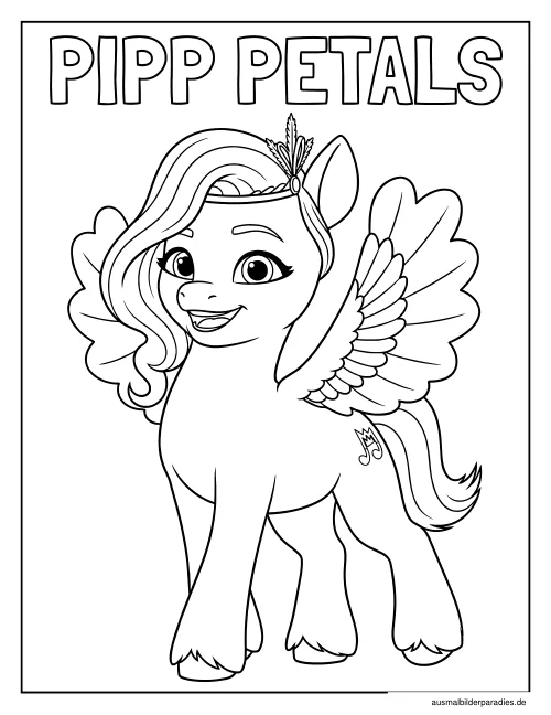 My Little Pony Ausmalbild 36 als Gratis-PDF My Little Pony Ausmalbild 36 - kostenlos zum Ausdrucken