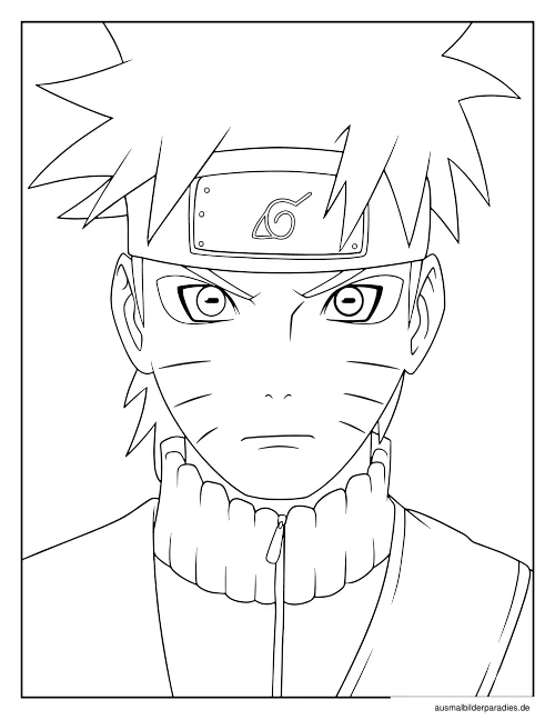 Naruto Ausmalbild 10 - kostenlos zum Ausdrucken