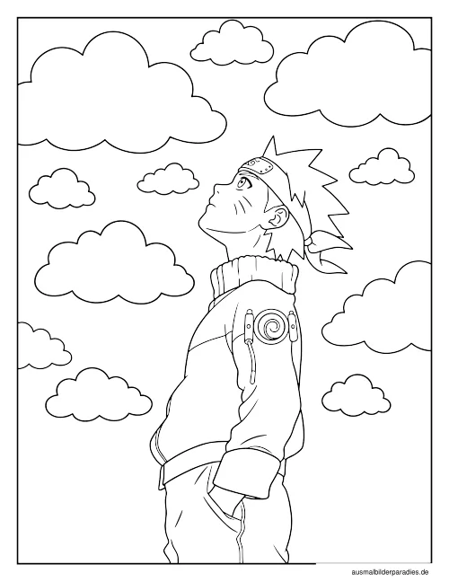 Naruto Ausmalbild 14 - kostenlos zum Ausdrucken