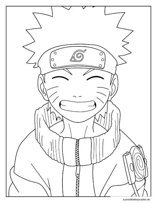 Naruto Ausmalbild 17 - kostenlos zum Ausdrucken