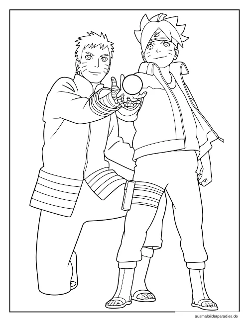 Naruto Ausmalbild 18 - kostenlos zum Ausdrucken