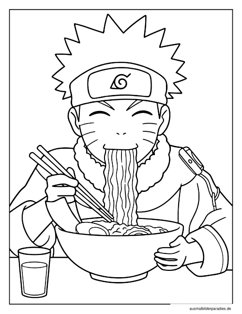 Naruto Ausmalbild 19 - kostenlos zum Ausdrucken