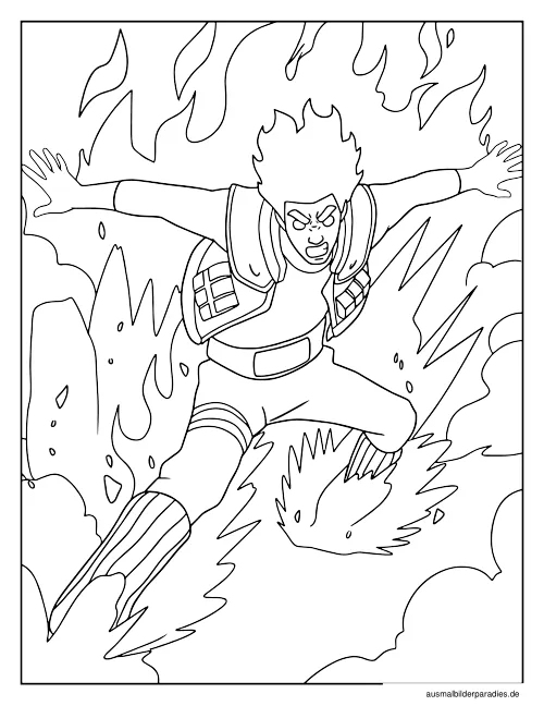 Naruto Ausmalbild 2 - kostenlos zum Ausdrucken