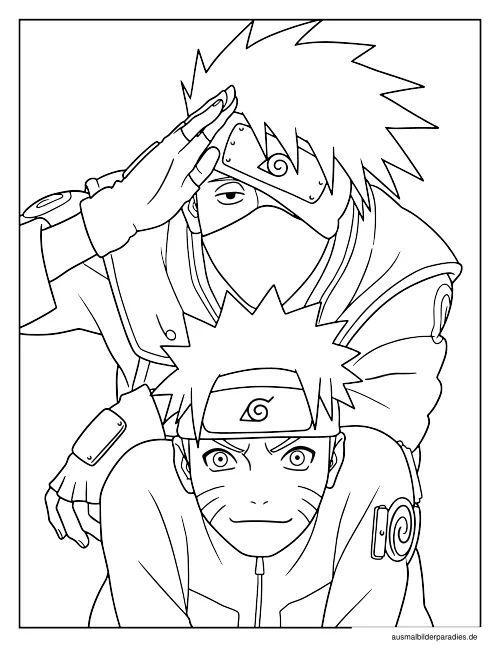 Naruto Ausmalbild 22 - kostenlos zum Ausdrucken