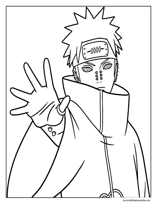 Naruto Ausmalbild 25 - kostenlos zum Ausdrucken