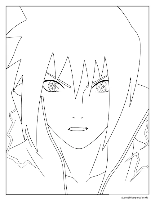 Naruto Ausmalbild 27 - kostenlos zum Ausdrucken